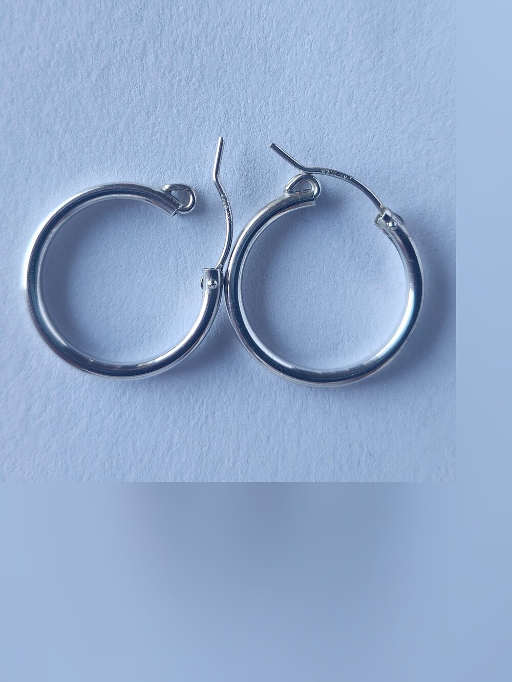 Silver Hoop Earrings